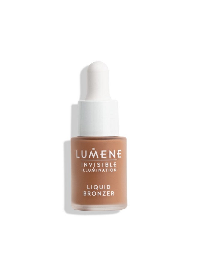 Lumene Invisible Illumination Liquid Bronzer Summer Glow Skincare Infused Bronzing Drops Hydrating Makeup For Natural Radiant Glowing Skin (0.5 Fl Oz) - Image 1
