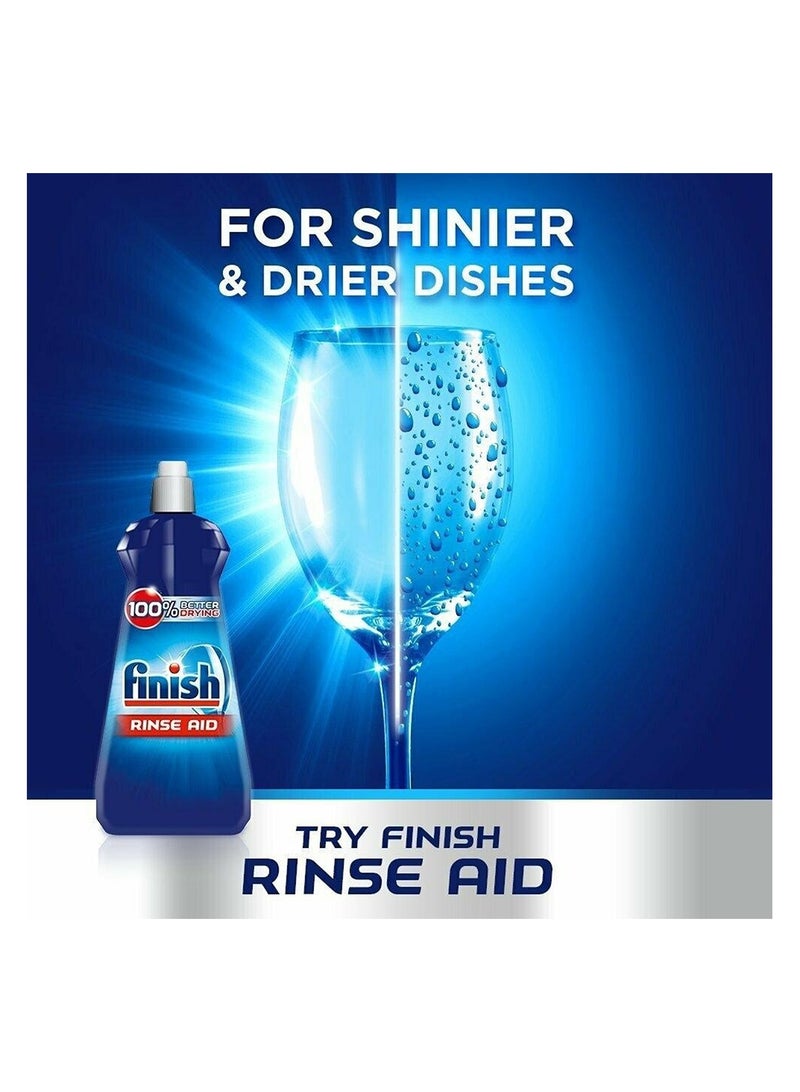 Finish Powerball Rinse & shine Dishwashing AID 400ml - Image 2