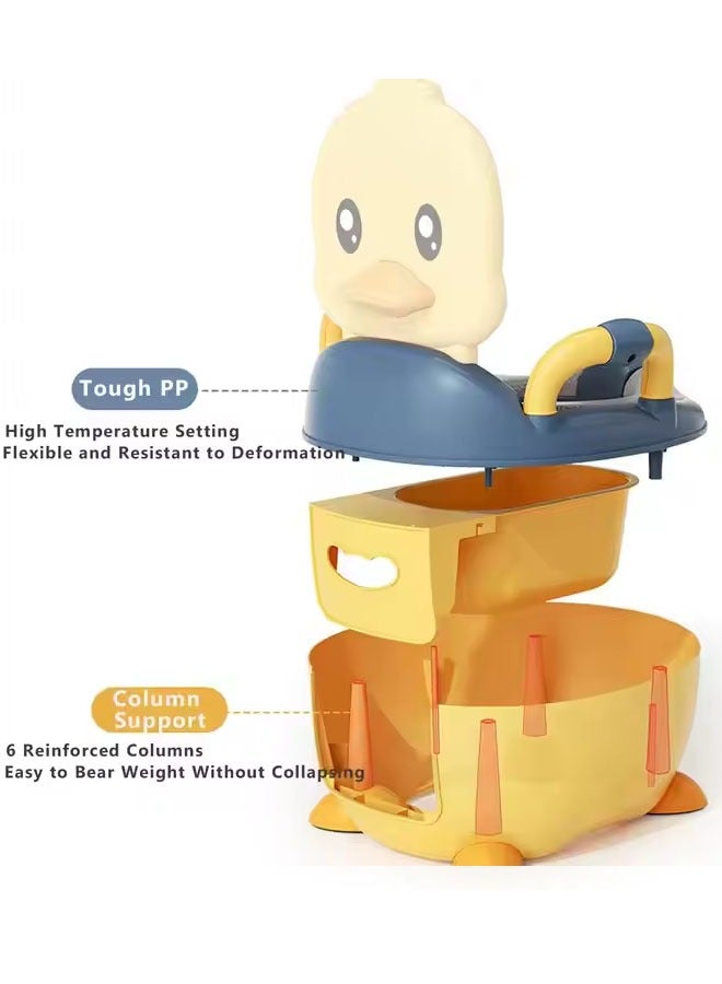 Optico Baby Potty Training Seat,Portable Potty Toilet Trainer with Handles,Toddler Kids Potty Chair with High Back Support & Lid Removable Potty Pot, Baby toilet for Toddler Baby Kids - Image 4