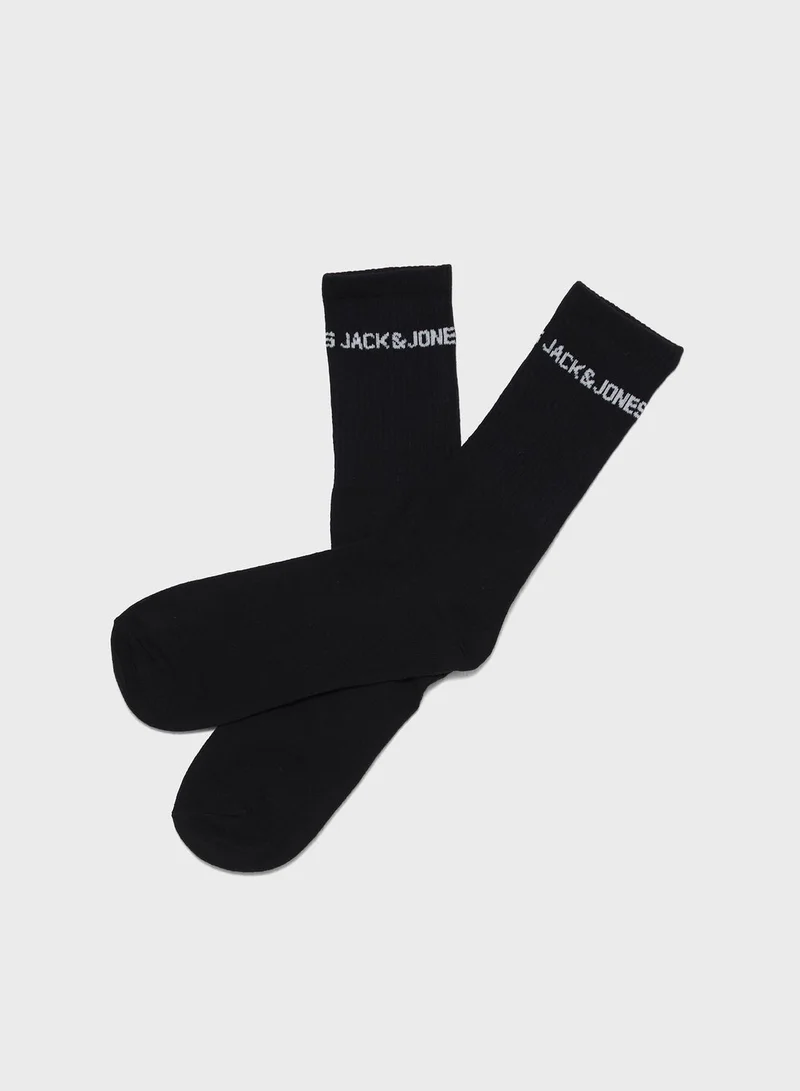 JACK & JONES 5 Pack Logo Crew Socks