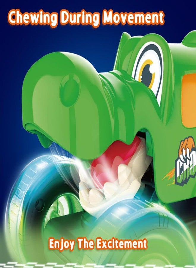 Kimicare Monster Truck Toys, Light Up Monster Trucks for Boys Age 4-7, Toy Cars for Toddlers 1-3 with Shark Bull Crocodile Truck, Musical Press and Go Cars Kids Gifts for Birthday Easter Basket Stuffers - Image 4