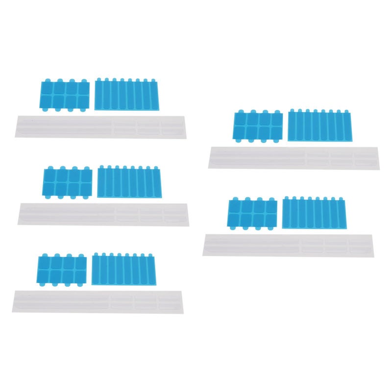 Privacy Screen Replacement Set Adhesive Strips Slide Mount Holder Tabs Computer Monitor Laptop Multifunctional Transparent Sturdy Black - Image 2