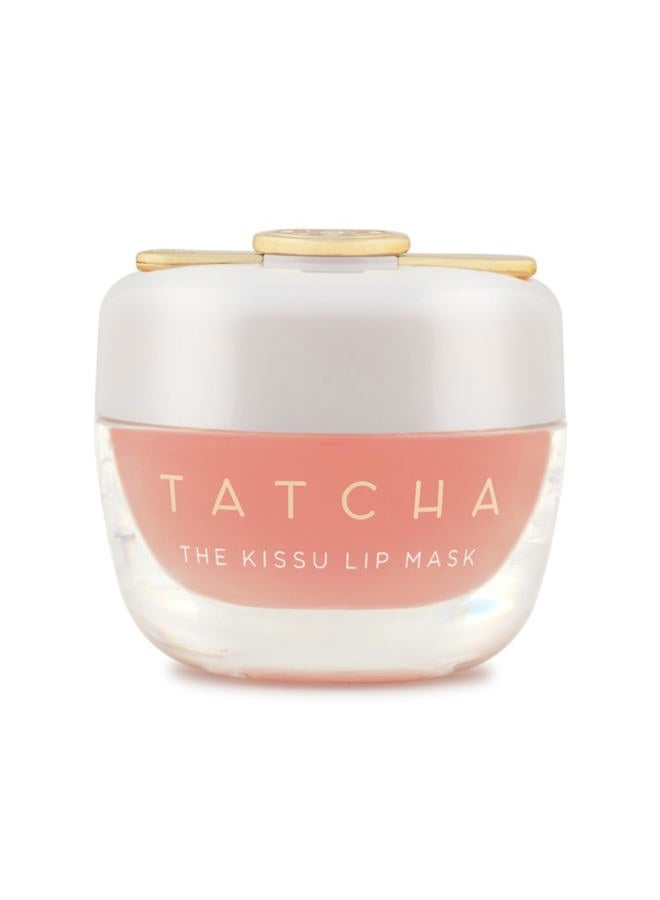 TATCHA قناع شفاه تاتشا كيسو | مقشر شفاه ليلي لزيادة حجم وترطيب الشفاه، 9.0 غ | 0.32 أونصة - Image 1