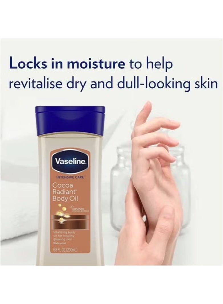 فازلين زيت الجسم بالكاكاو للعناية المركزة مع الزبدة النقية - 200 مل - Image 3