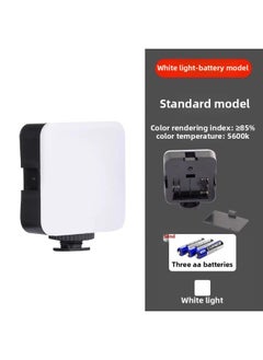 General Mini Portable Fill Light RGB Full Color Selfie Phone Camera Pocket Led Small Vlog Handheld Soft Light-Specifications:No. 1 【white Light Ordinary】 Fill Light To Send Three No. 7 Batteries  - Image 1