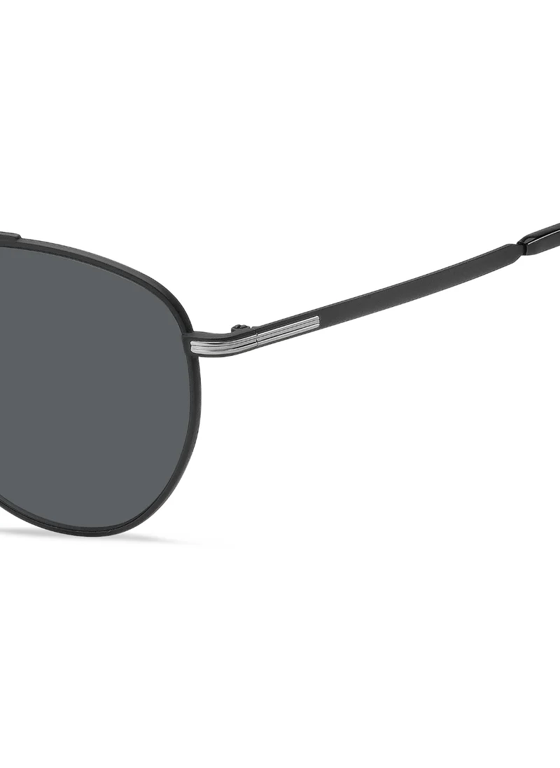 BOSS Men's UV Protection Sunglasses Boss 1631/S Black 46.8 - Lens Size: 53 Mm