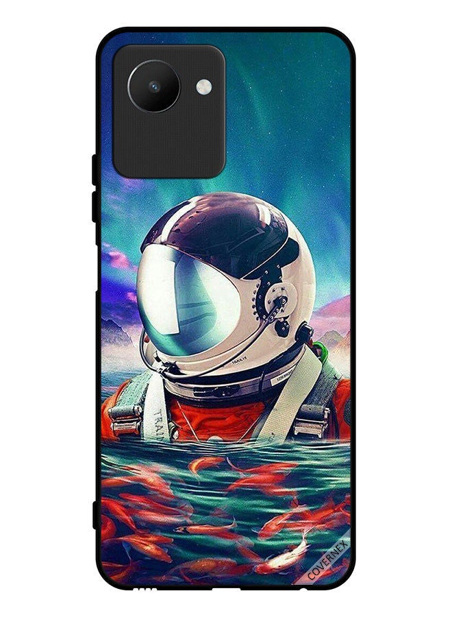 Covernex Protective Case Cover For Realme C30s Astronaut In Fishes Sea - Image 1