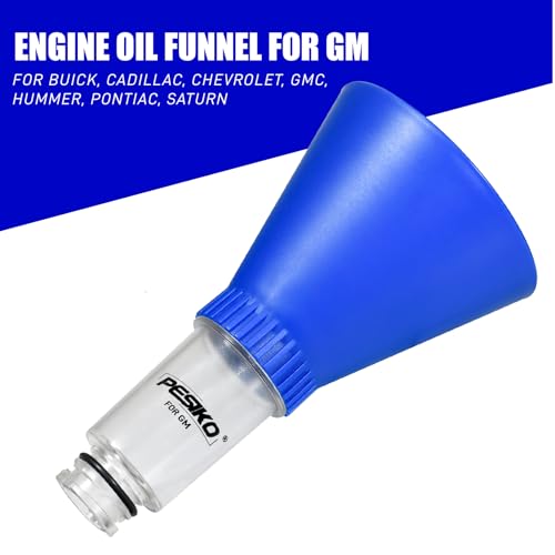 PESIKO Engine Oil Funnel Spill-Free Hands-Free Compatible with Buick, Cadillac, Chevrolet, and GMC Vehicles for Fast & Easy Oil Change - Image 2