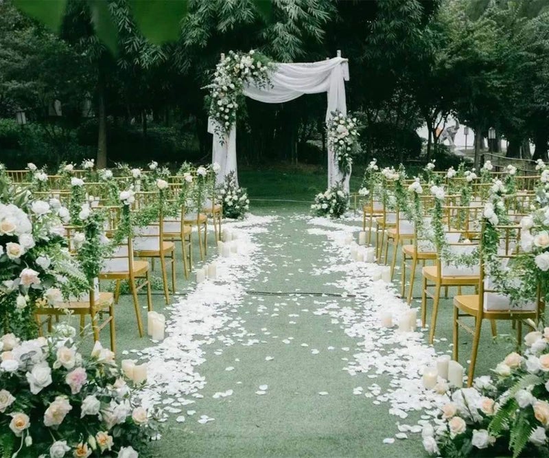 Bodosac 60 pcs Artificial Flower Rose Artificial Roses for DIY Bouquets Wedding Party Baby Shower Home Decor - Image 5