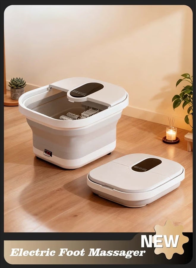 TEMI Foot Spa Bath Massager - Multi-Function Infrared Heating & Bubble Therapy for Relaxation and Deep Cleaning - Image 1