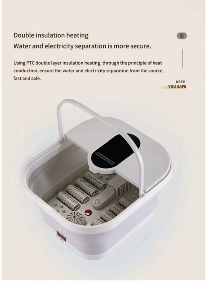TEMI Foot Spa Bath Massager - Multi-Function Infrared Heating & Bubble Therapy for Relaxation and Deep Cleaning - Image 3