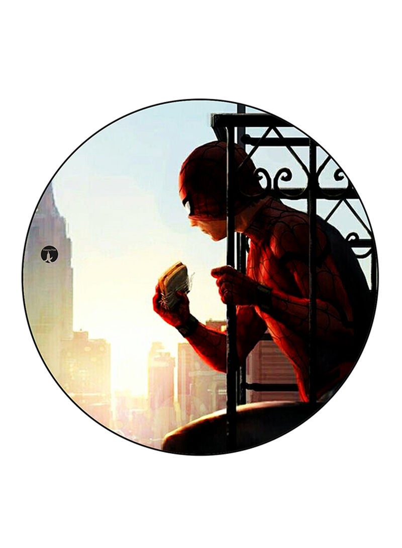 Spiderman Printed Mouse Pad  Multicolour