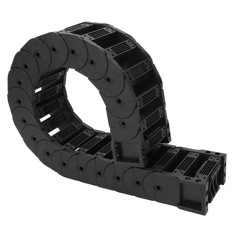 Cable Drag Chain 1M Nylon 66 Full Enclosed - Low Noise Wear-Resistant Cable Carrier for CNC Machine Industrial Cable Management - Image 4