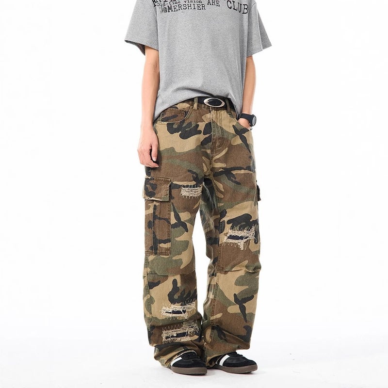 Unisex Classic Denim Jeans Loose Fit Daily Outdoor Wear - Image 2