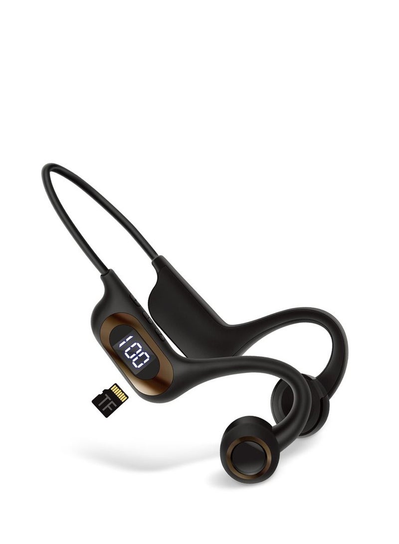 GULFLINK Bone Conduction Bluetooth Sports Headset for Outdoor 300mah Black - Image 1