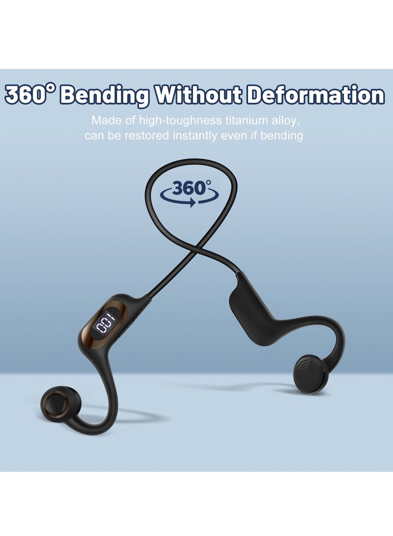 GULFLINK Bone Conduction Bluetooth Sports Headset for Outdoor 300mah Black - Image 5