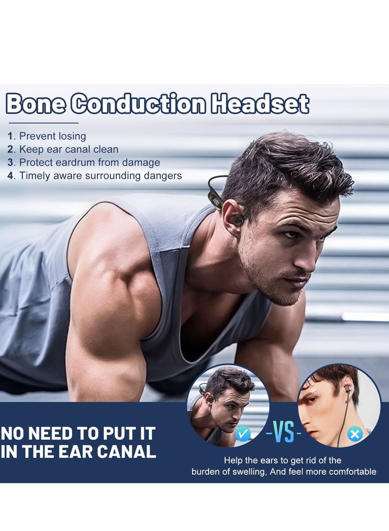 GULFLINK Bone Conduction Bluetooth Sports Headset for Outdoor 300mah Black - Image 3