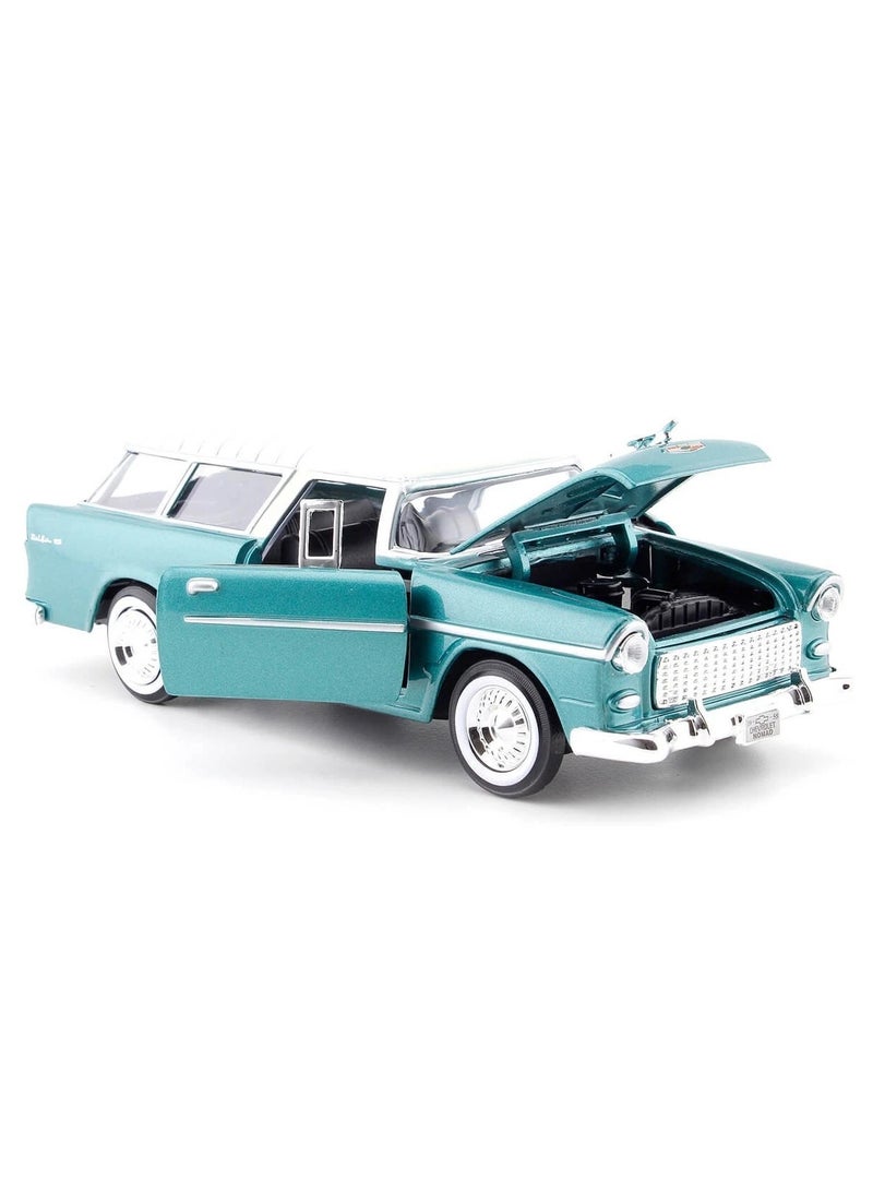 Motormax 1955 Chevrolet Bel Air Nomad Die-Cast Model Car – 1:24 Scale - Image 2