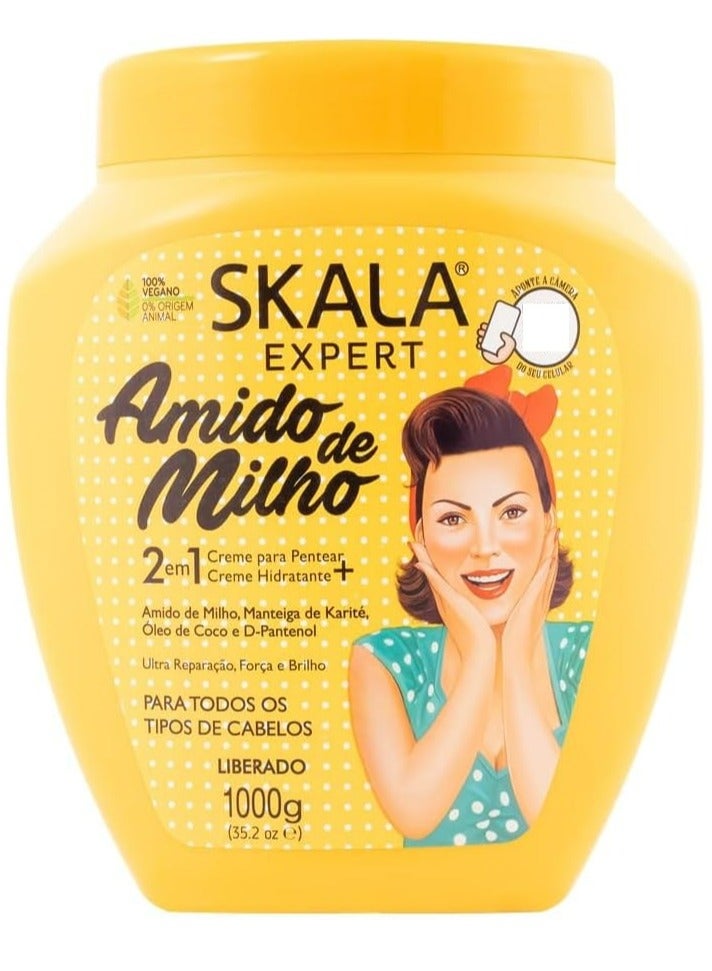 SKALA Amido de Milho Capillary Mask Corn Starch 1000 ML 