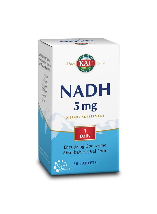 KAL 5 Mg Nadh Tablets, 30 Count - Image 1