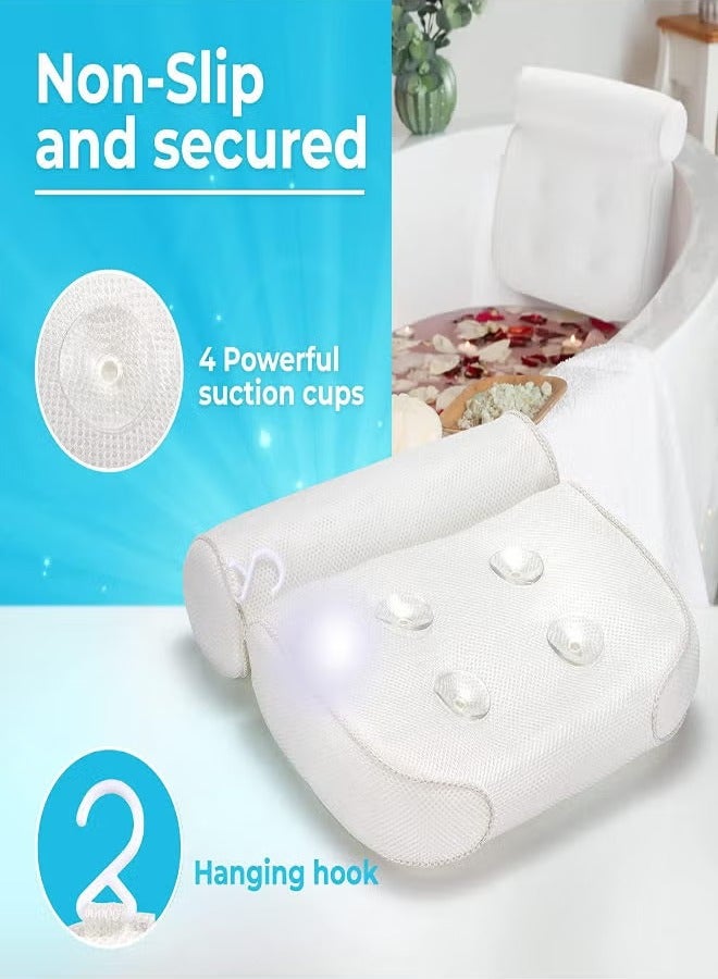 3D Air Mesh Luxury Bathtub Pillow Rest  - Image 4