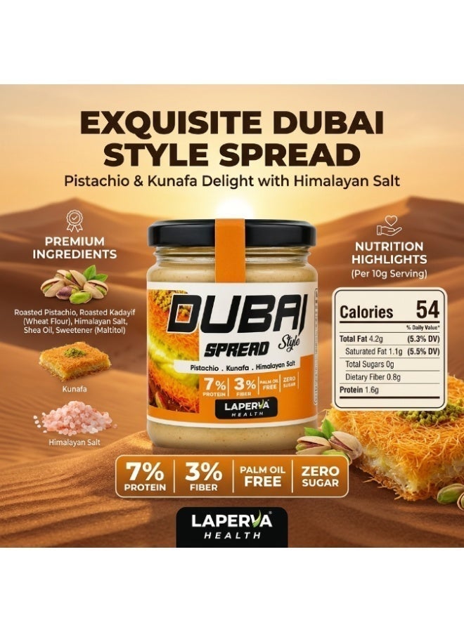 Laperva سبريد كنافة الفستق على طريقة دبي 100 جرام، بدون سكر مضاف، خالي من زيت النخيل ومقرمش - Image 3