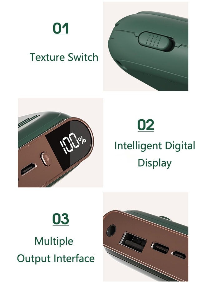 Handheld game console charging treasure 2-in-1, portable with line mobile power two-person game console - Image 1