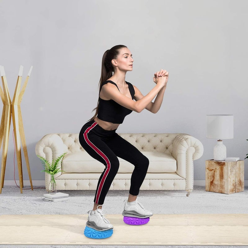 Yes4All Hedgehog Balance Pods for Exercise, Core Body Balancing, Balance Pods for Youth & Adults with Hand Pump - Set of 5 - Image 5