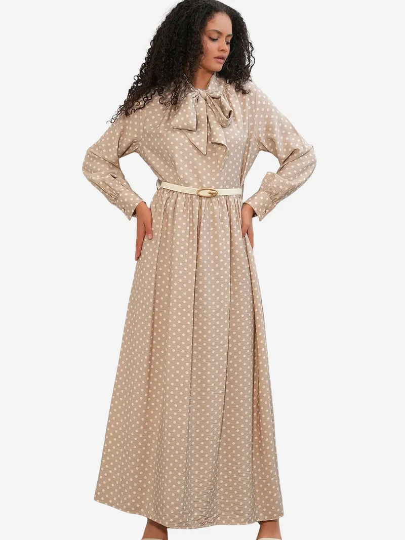BDART Polka Dot Maxi Shirt Dress