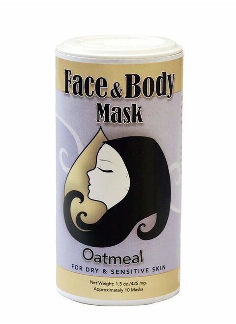 Face and Body Mask for Dry and Sensitive Skin 1.5 oz Oatmeal