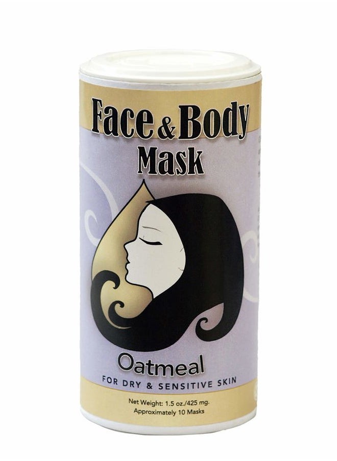 Muddy H2O - Face and Body Mask for Dry and Sensitive Skin 1.5 oz Oatmeal - Image 1