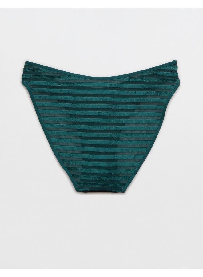 Aerie Striped High Leg Bikini Bottom  - Image 4