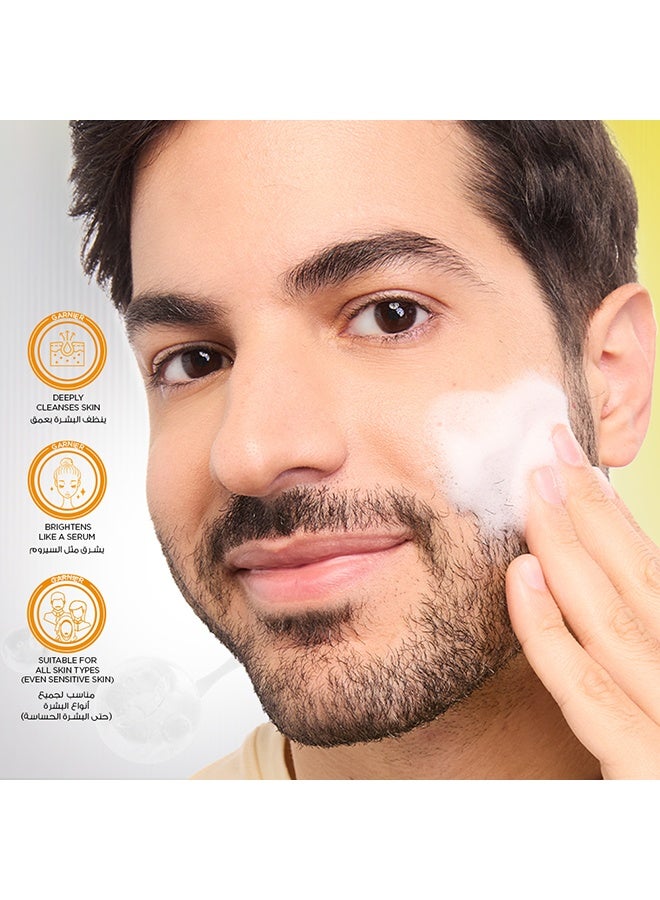 Garnier Skinactive Fast Bright Vitamin C Serum Cleanser Facewash, 100ml - Image 4