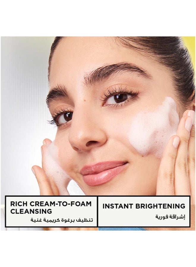 Garnier Skinactive Fast Bright Vitamin C Serum Cleanser Facewash, 100ml - Image 5