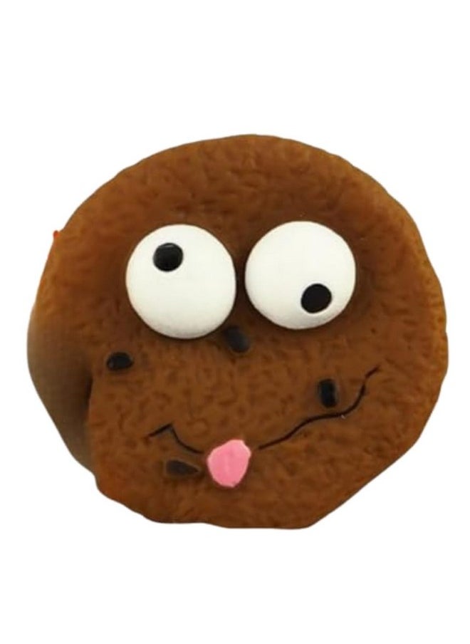 Western Era - Durable Rubber Squeaker Oreo Shaped Toy : For Dogs & Cats Who Love To Play | Long-Lasting | Squeaky Oreo Keeps Pets Entertained For Hours | Unleash The Joy With Squeaky - Image 1