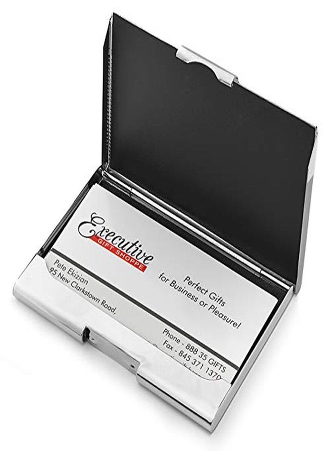 Executive Gift Shoppe | Custom Engraved Engine Turned Business Card Holder & Case - Image 2