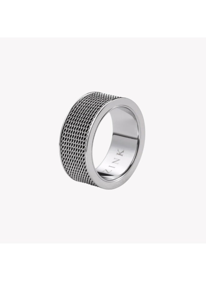 ZINK Men's Silver Stainless Steel Ring | ZJRG019SPS-18 - Image 1