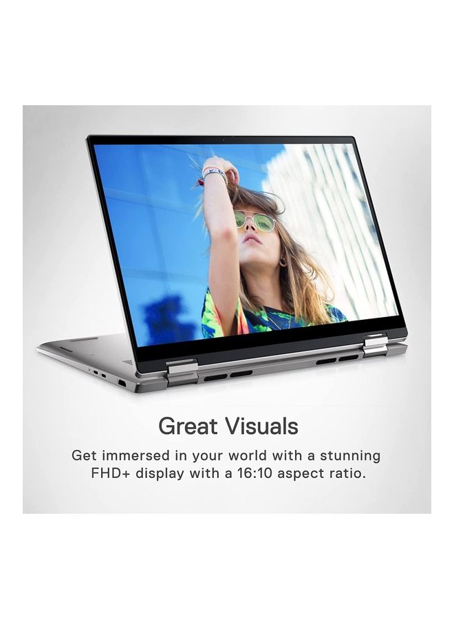 DELL (Upgraded Version) Inspiron 7420 Touchscreen Laptop With 14-Inch Display, Core i7-1255U Processor/16GB RAM/512GB SSD/Intel Iris XE Graphics/Windows 11 Home English SILVER - Image 2