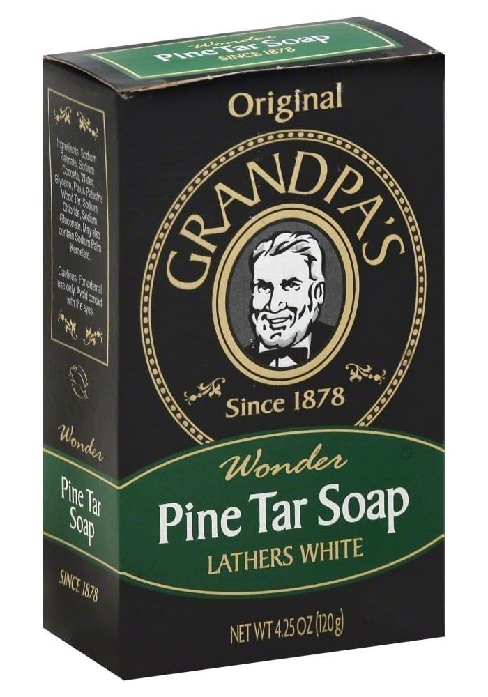 Grandpa's Wonder Pine Tar Soap - 4.25 oz (Pack of 6)
