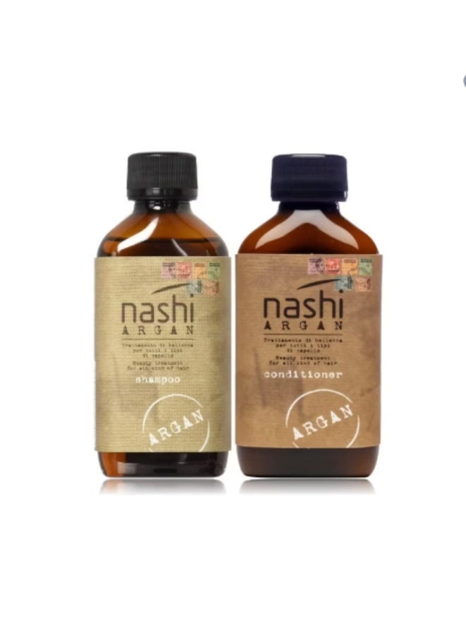 Nashi Argan Hair Care Set – Shampoo & Conditioner 200ml