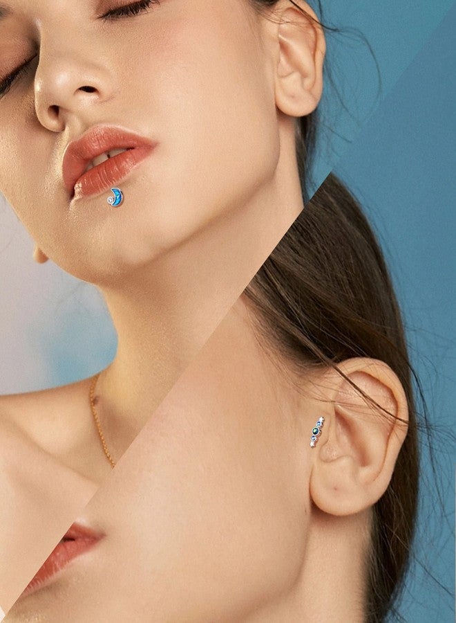 Lucky Brand Dried Flower Hoop Earrings - Image 2