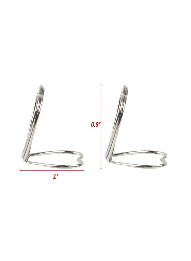 Xiaoyztan Place Card Holder,Heart Shape Table Number Holders for Wedding Party Birthday Office Picture Memo Holder Christmas Card Clips,Silver,Pack of 20 - Image 3