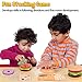 Aizweb Montessori Toys for 3 Year Old Wooden Burger Stacking Toys for Toddlers and Kids Preschool Educational Toys Fine Motor Skill Toy Blocks for Toddlers Learning Toys - Image 4