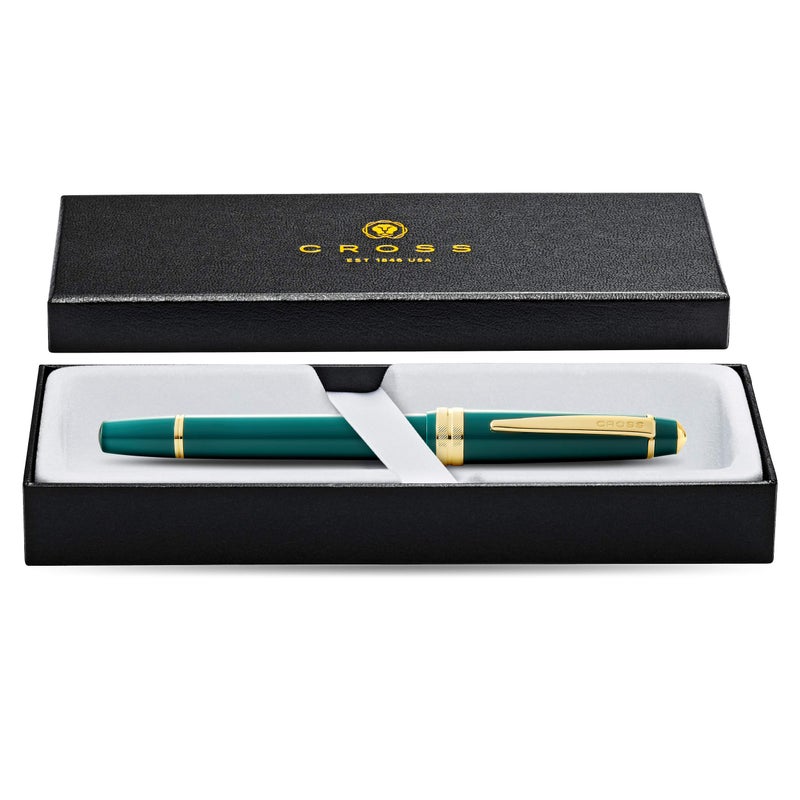 Cross Bailey Light Polished Green Resin and Gold Tone Fine Nib Fountain Pen - Image 3