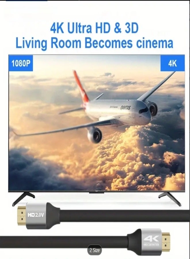 برايت كابل HDMI عالي السرعة بدقة 4K بطول 5 أمتار - يدعم معدل تحديث 60 هرتز | HDR | ARC | نطاق ترددي 18 جيجابت في الثانية | قناة إرجاع الصوت | إيثرنت - Image 4