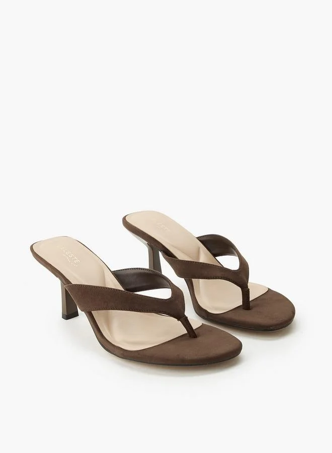 Women Flared Heel Sandals