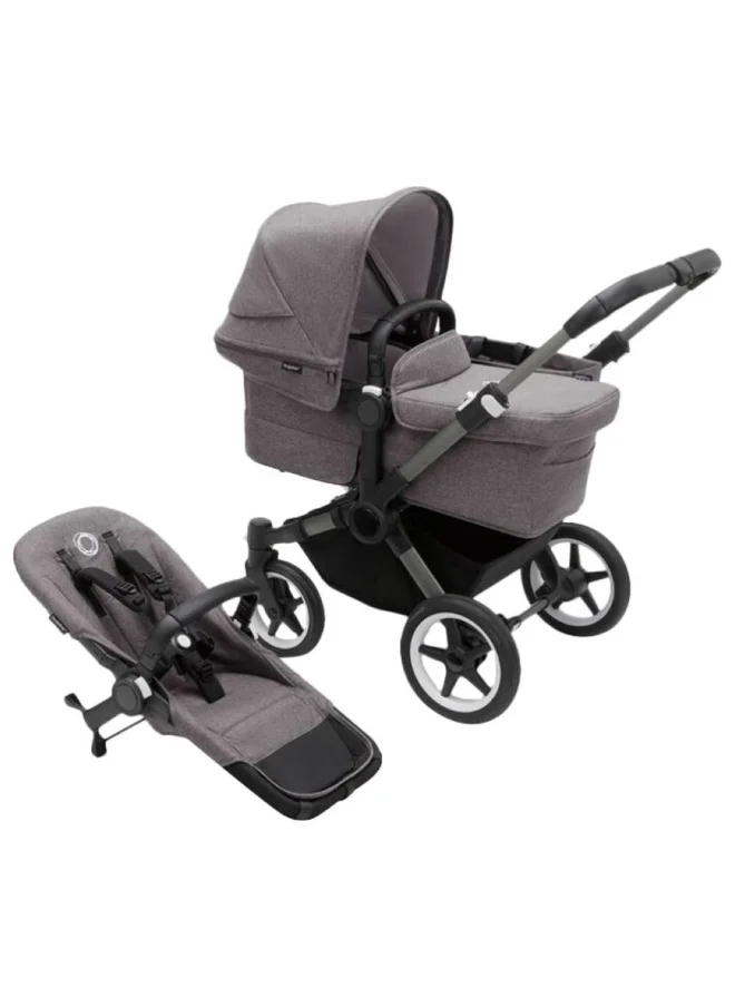 بوجابو Donkey 5 Mono Complete Stroller - Graphite/Stormy Blue