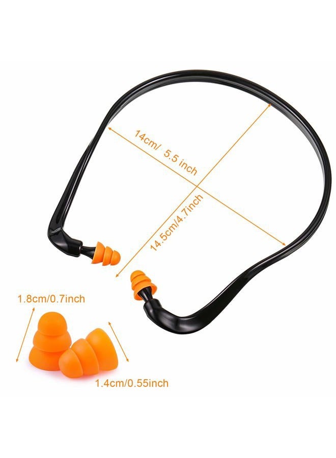 BBTO Banded Earplugs for Shooting Range Band Ear Plugs Lightweight Silicone Earplugs for Hearing Protection, Noise Reduction, Work, Construction, Sleeping, Concerts, Motor Sports Racing (4 Pieces) - Image 5