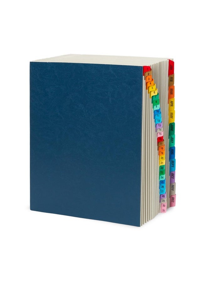Blue Summit Supplies Blue Summit Expanding Desk File, Letter Size, 31 Daily Tabs and 12 Monthly Tabs  - Image 1