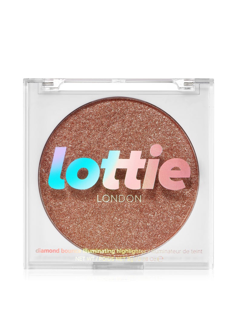 Lottie London - Diamond Bounce Highlighter Rose Gold - Image 1